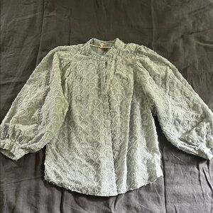 Anthropologie Pilcro Women's Top in Light baby blue